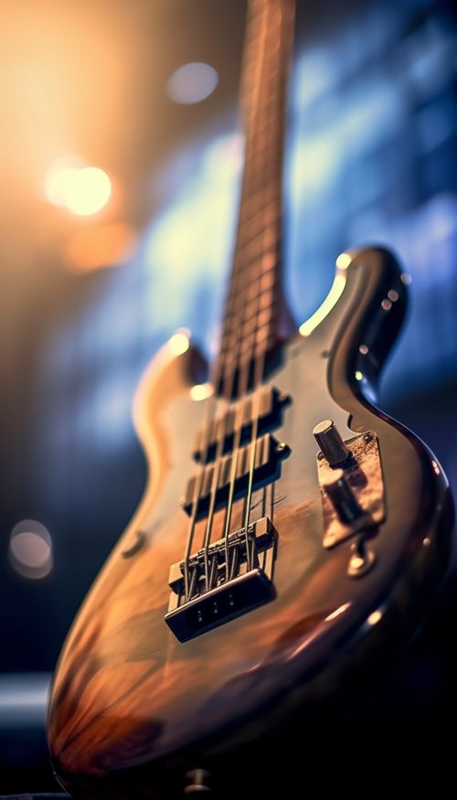 贝斯 现代摇滚乐的脉搏与摄影艺术中的律动之魂